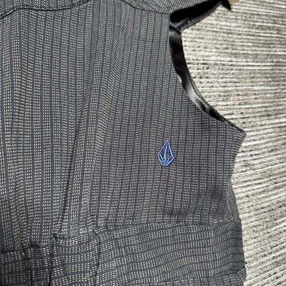 Volcom Dress Women's XS Black Blue Striped Vintage Happy Birthday 8134710 - Picture 13 of 14